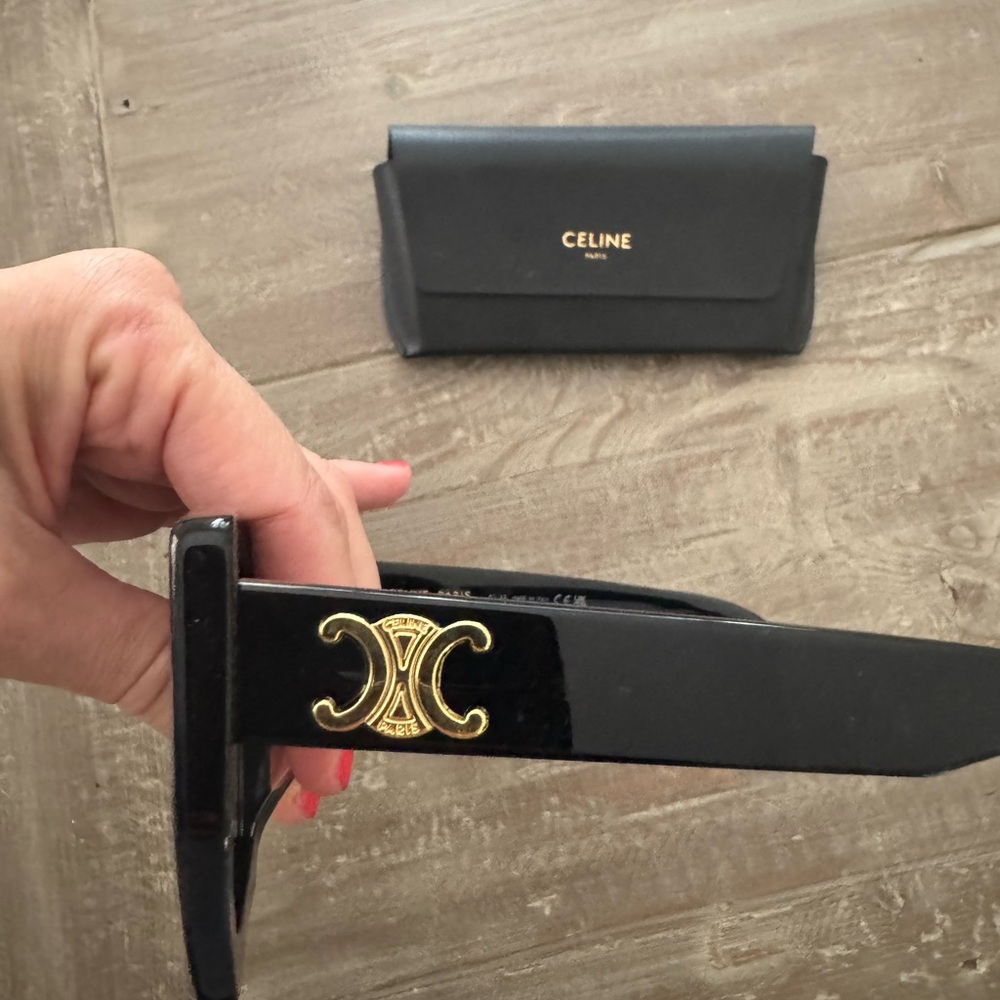 Brand New Celine Black Oversized Sunglasses - Picture 7 of 8